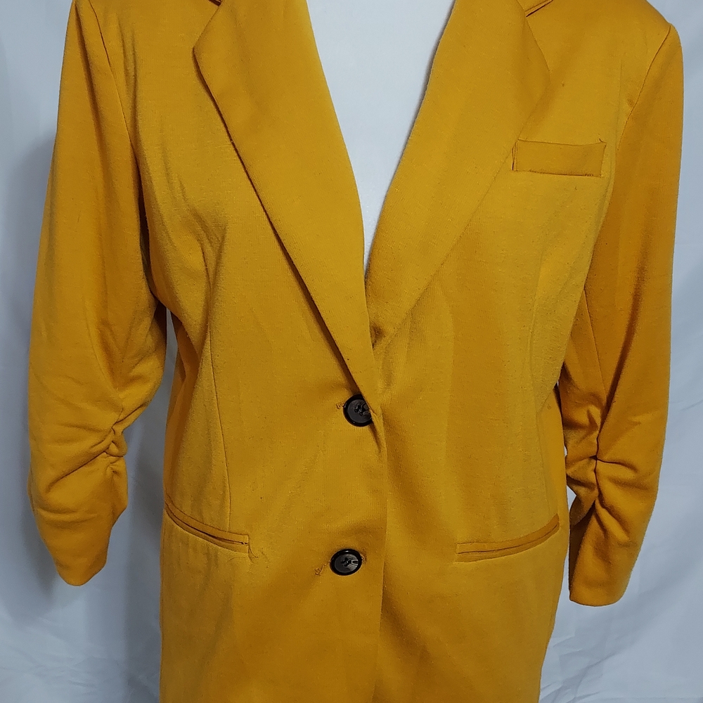 Max Studio Golden Blazer for Women